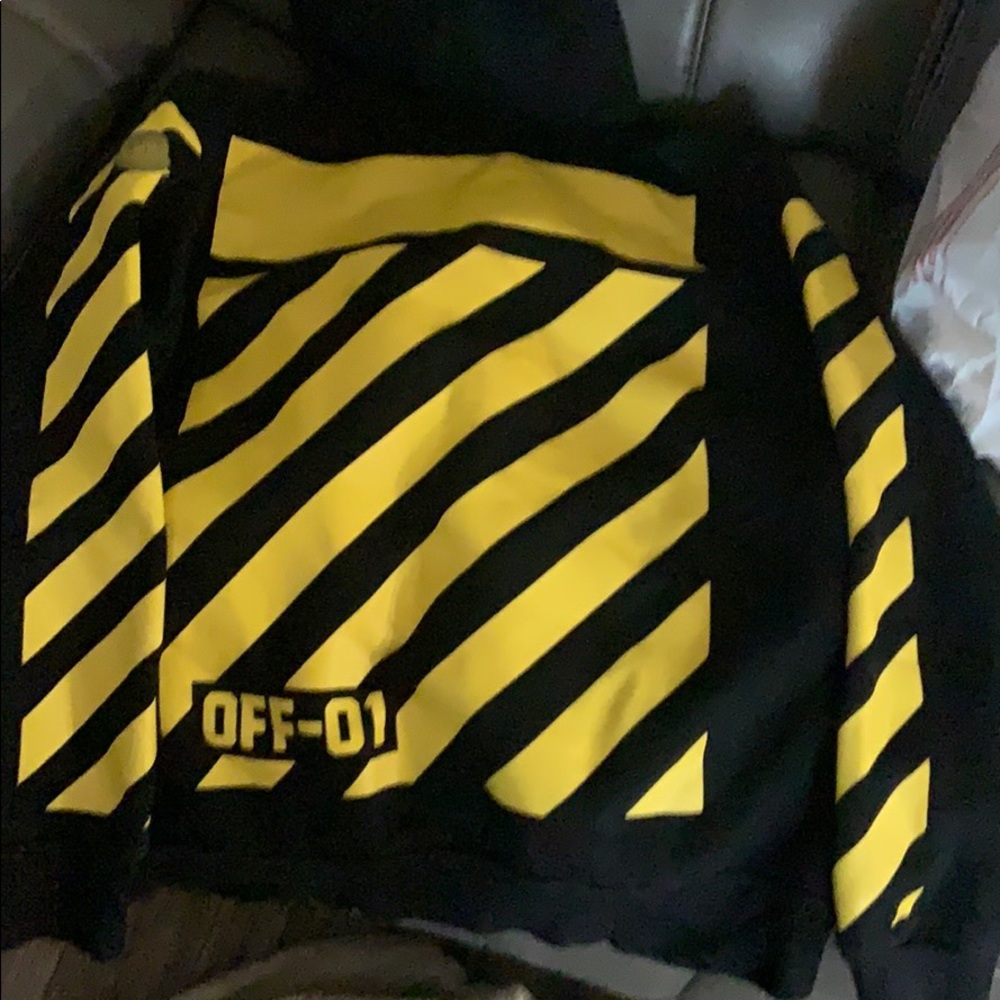Moncler black and yellow hoodie